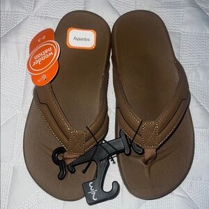 Wonder Nation Brown Sandals SizeLittle Boys/Girls 2-3 BNWT